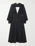 Robe Chic En Soie Noire Maison Mayle - Taille M - Style Trapèze - Neuf Jamais Portée