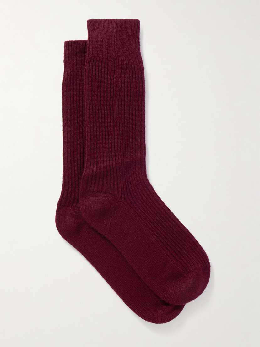 Lisa Yang Zera Ribbed Cashmere Socks