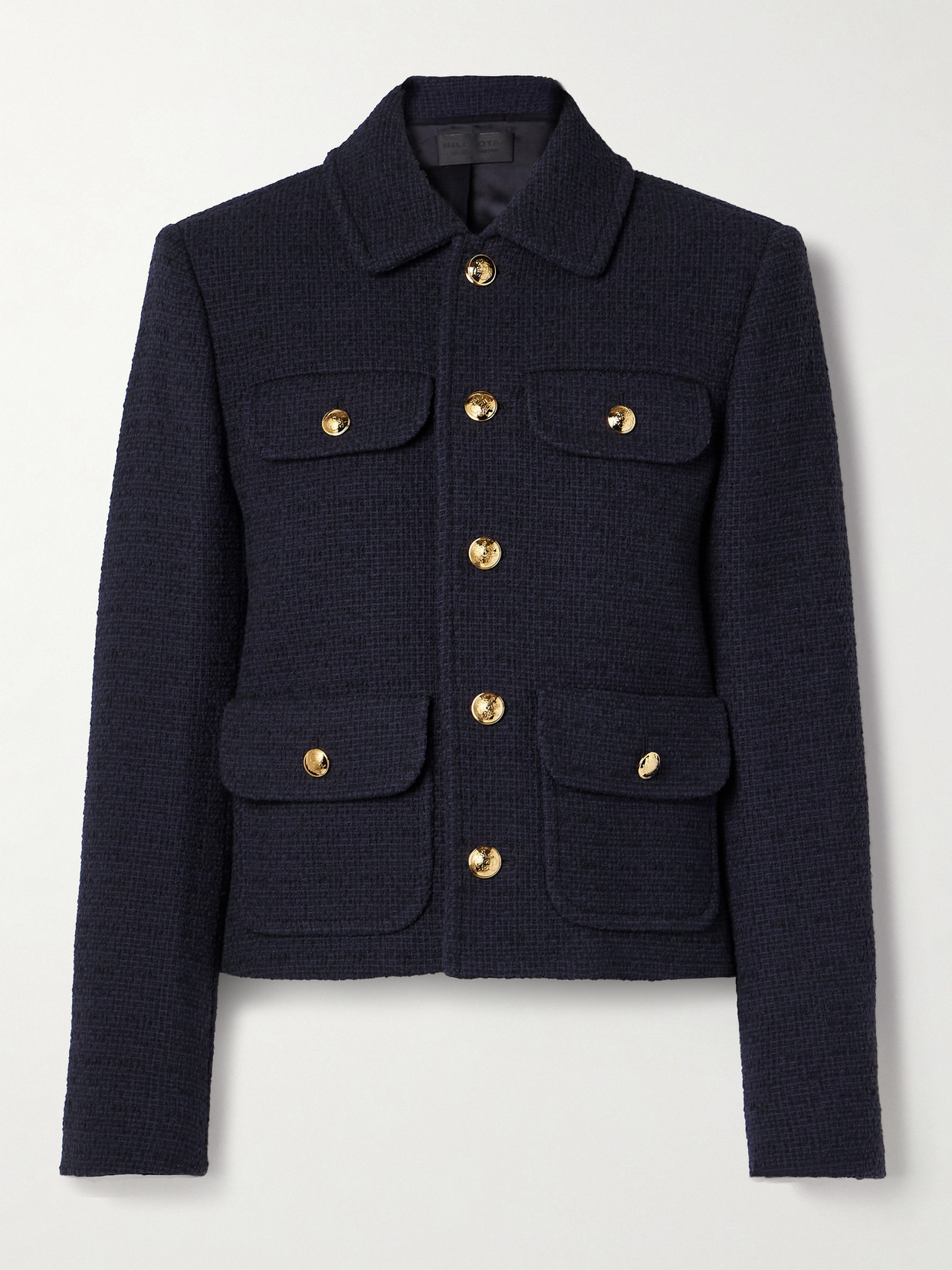 NILI LOTAN PAOLA COTTON-BLEND TWEED JACKET