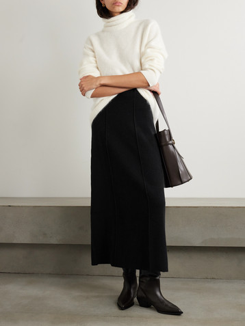 LISA YANG Ameline organic cashmere maxi skirt