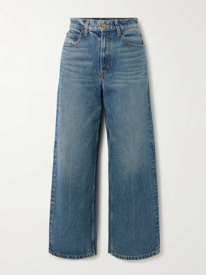 B SIDES Elissa High-rise Wide-leg Jeans