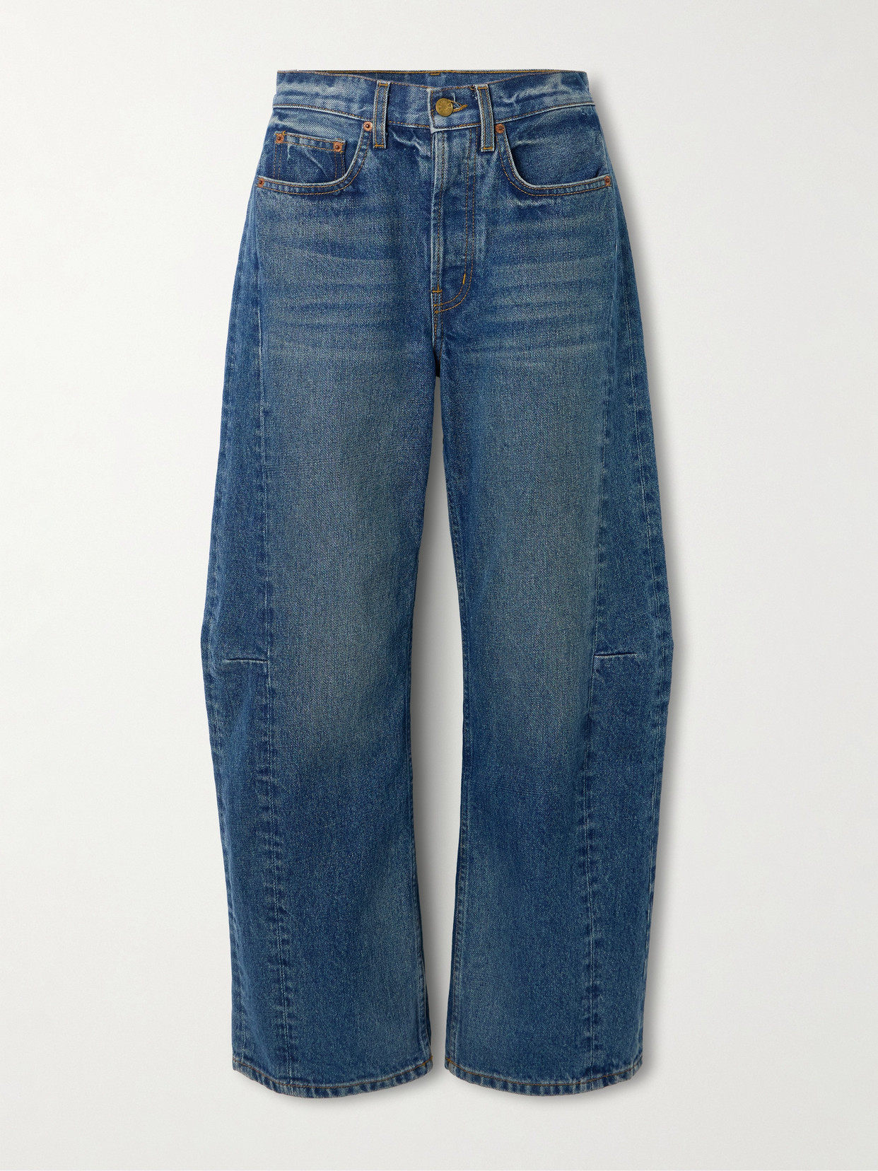 B SIDES LASSO HIGH-RISE WIDE-LEG JEANS