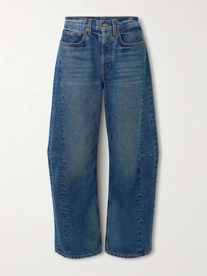 B SIDES Lasso High-rise Wide-leg Jeans