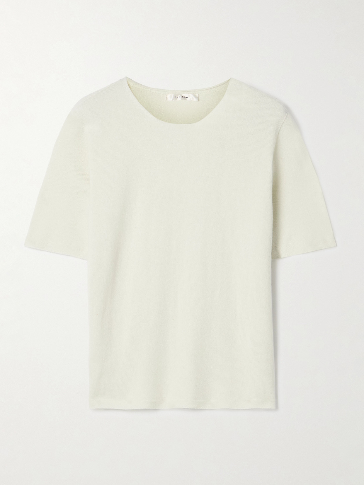 The Row Ipar Cashmere T-shirt In Green