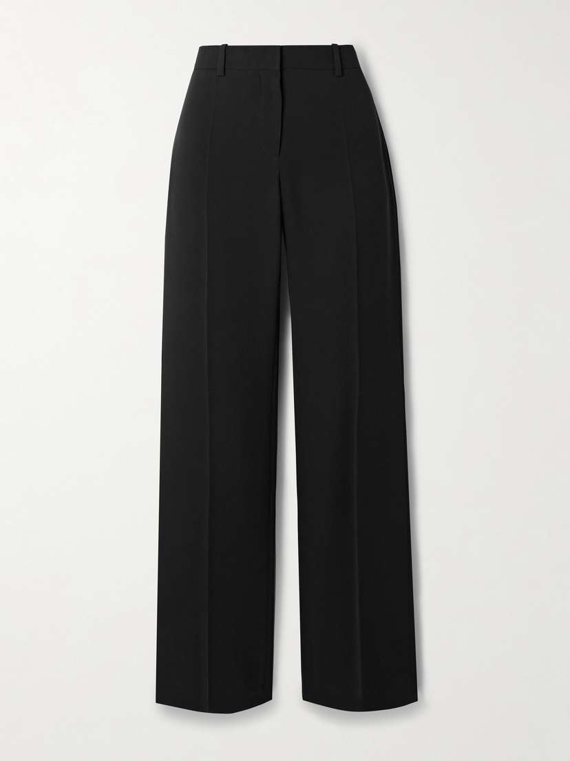 The Row Selvie Silk Straight-leg Pants