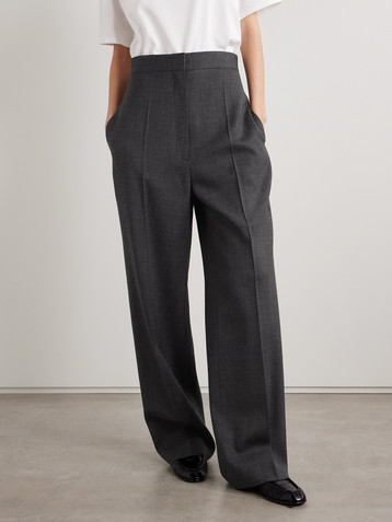 The Row Gordon wool wide-leg pants