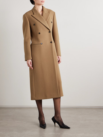 The Row Duras double-breasted wool coat