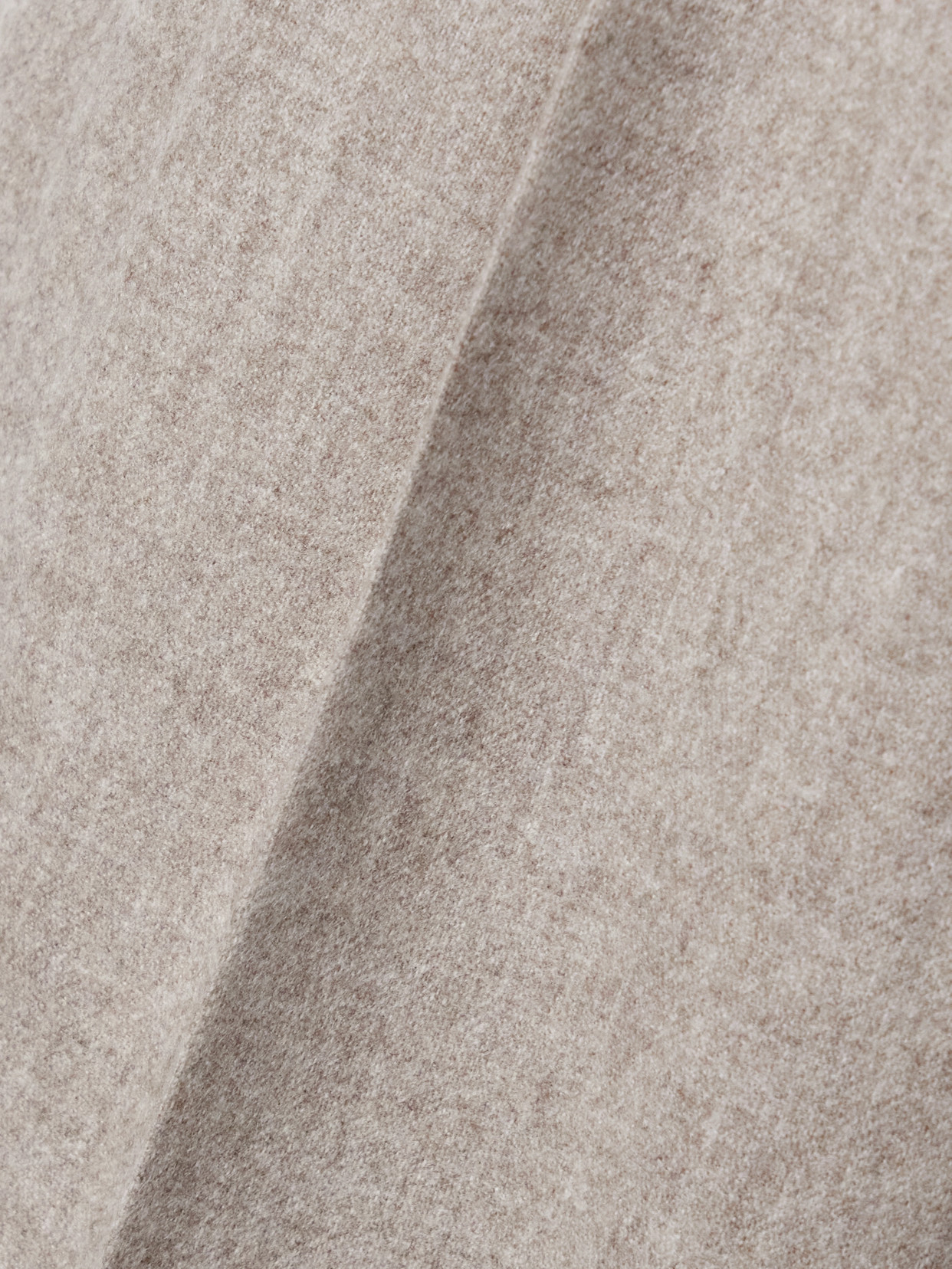 The Row Norbert Brushed Wool And Cashmere-blend Straight-leg Pants In Cream