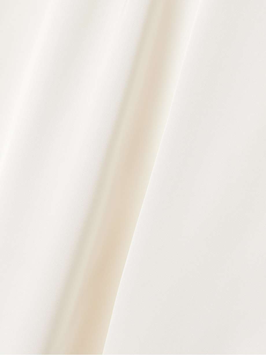 esmee draped satin gown