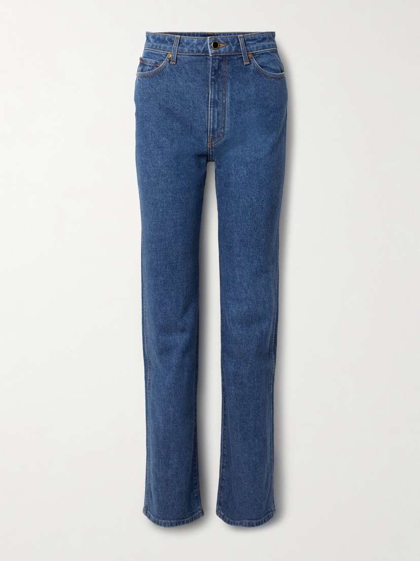 Khaite Danielle High-rise Slim-leg Jeans