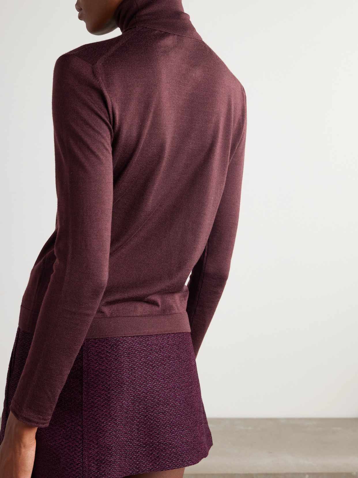 Cashmere And Silk-Blend Turtleneck Sweater