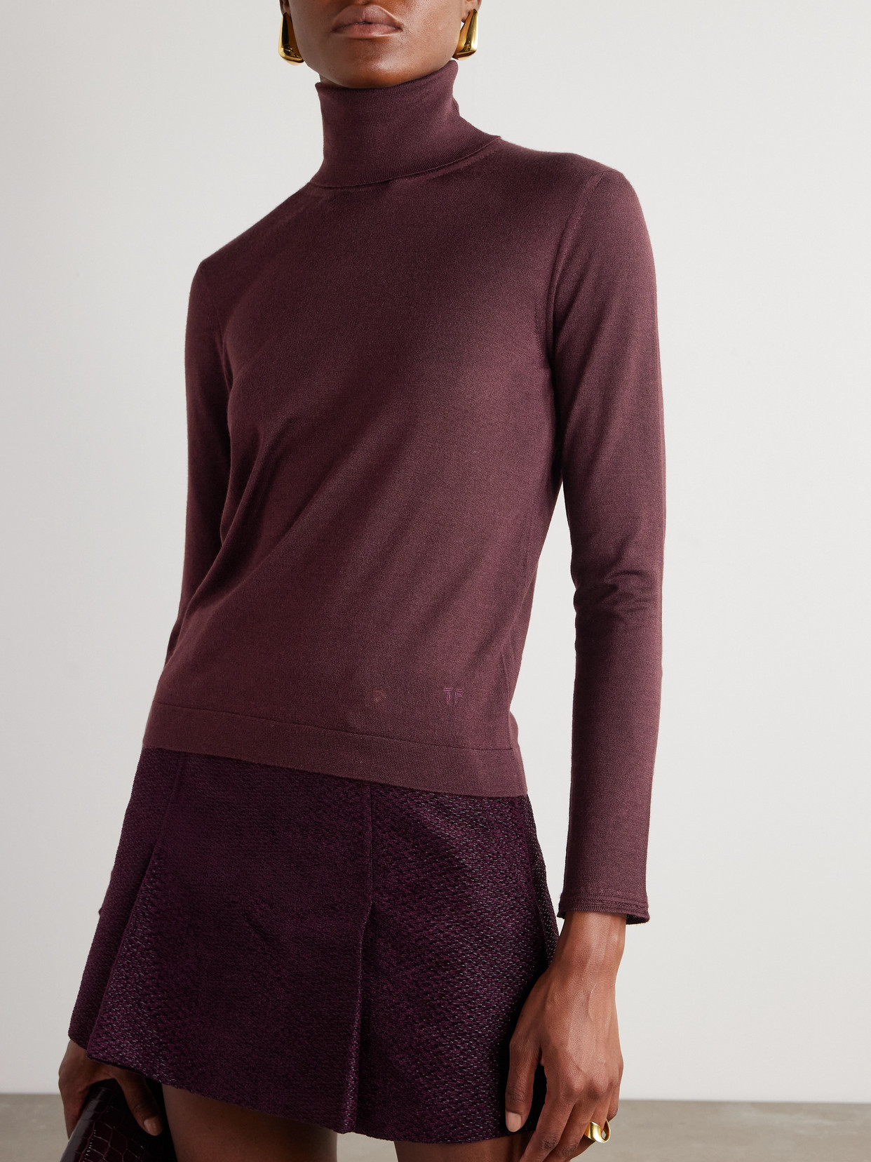 Cashmere And Silk-Blend Turtleneck Sweater