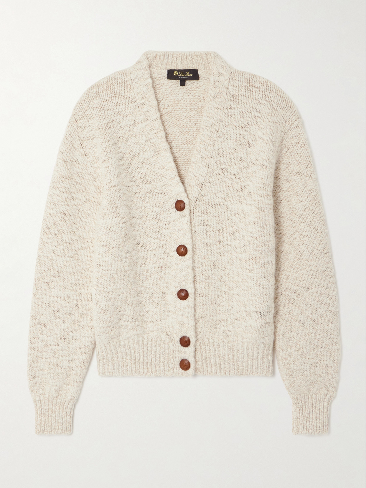 Loro Piana - Cashmere-bouclé Cardigan - Neutrals