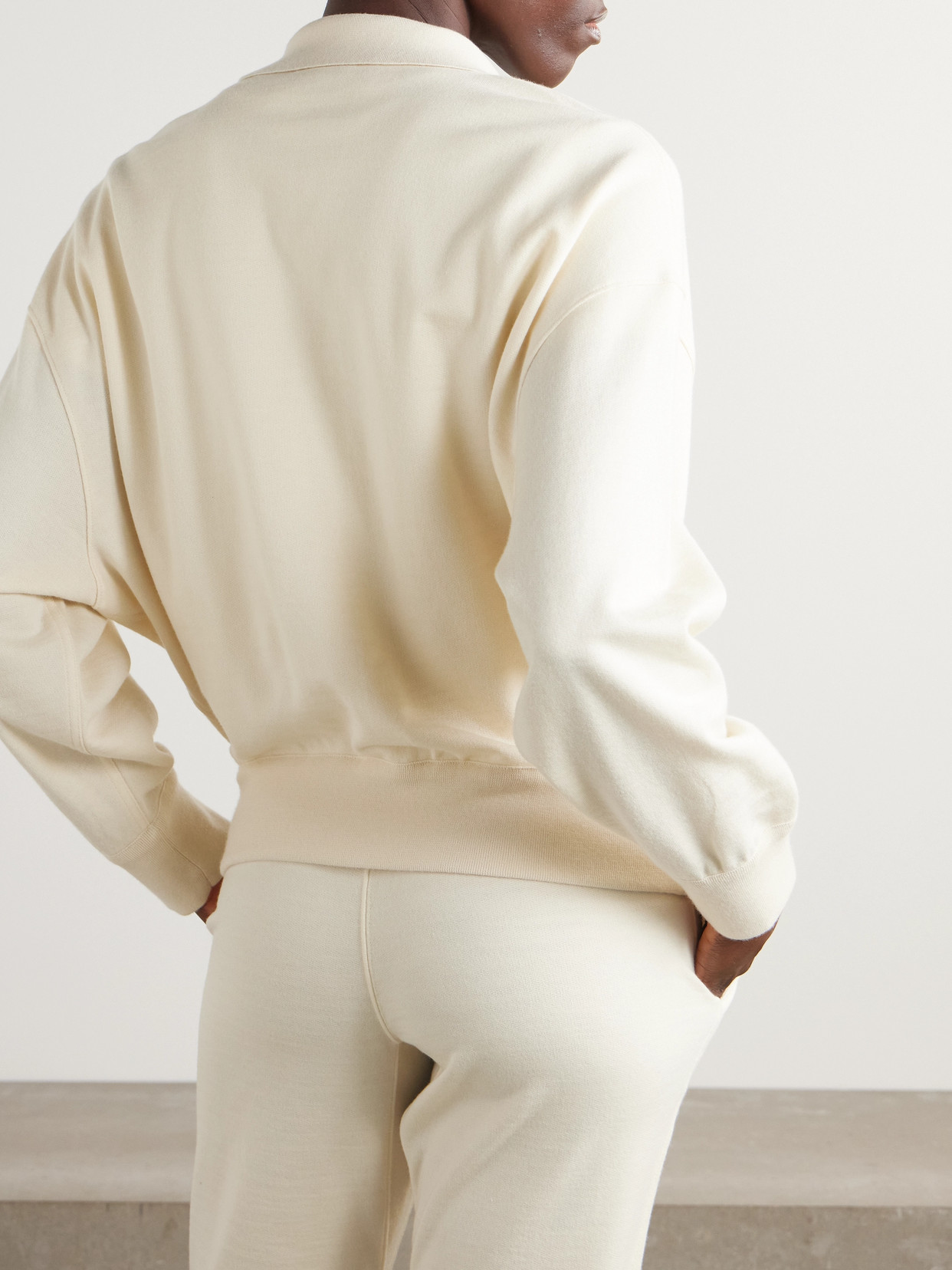 Cocooning Cashmere Polo Sweater