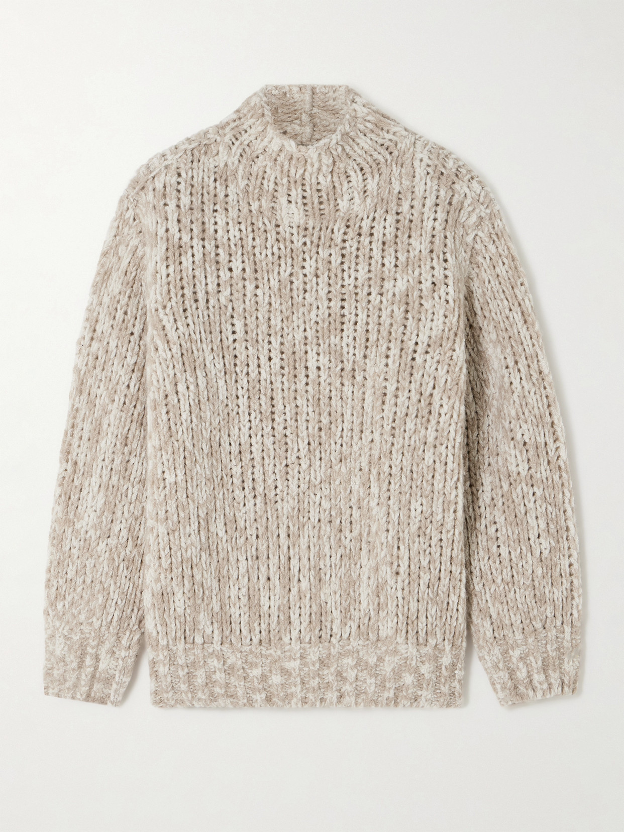 Loro Piana - Cashmere And Silk-blend Sweater - Neutrals