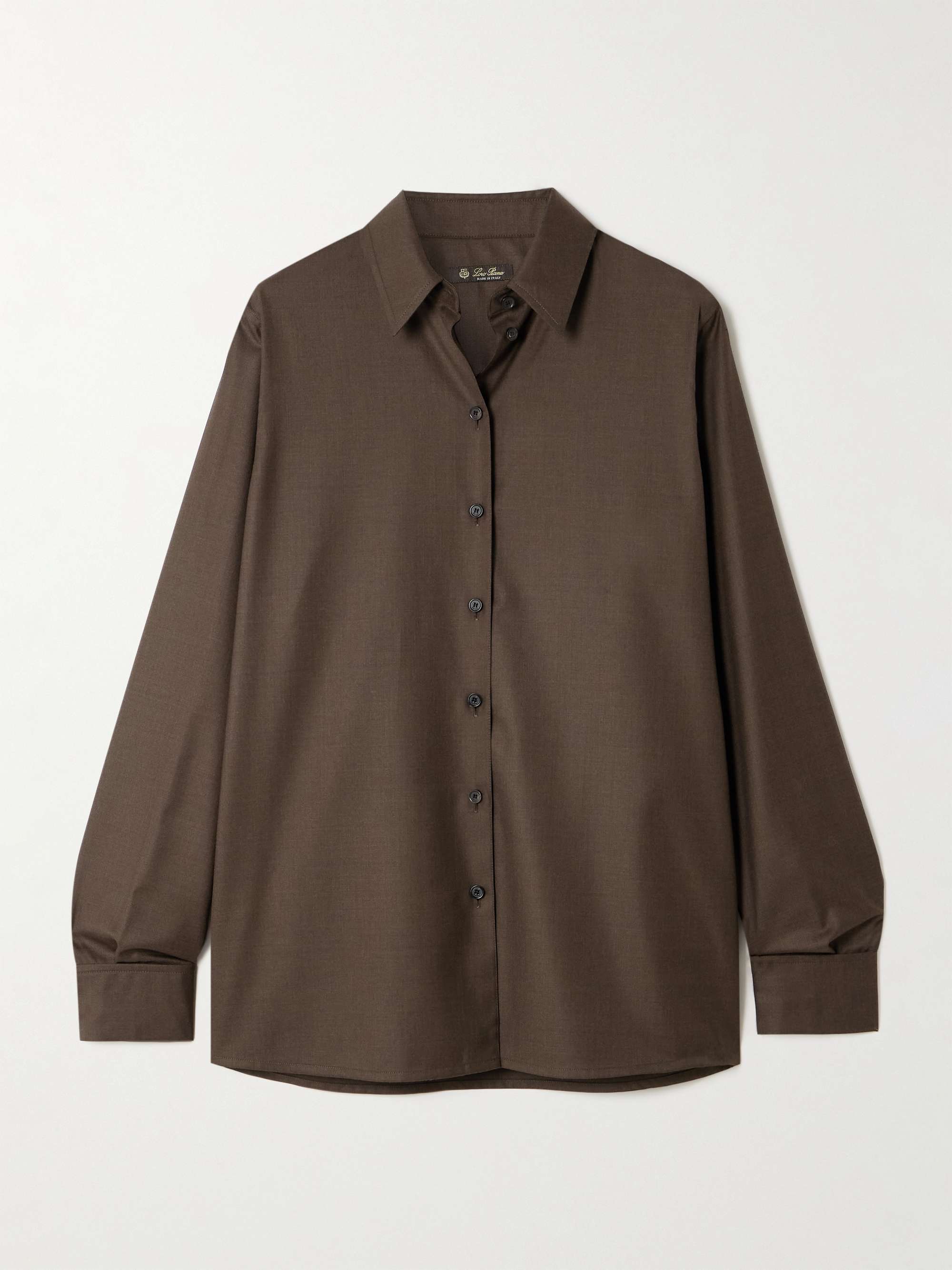 LORO PIANA Emma wool shirt NETAPORTER