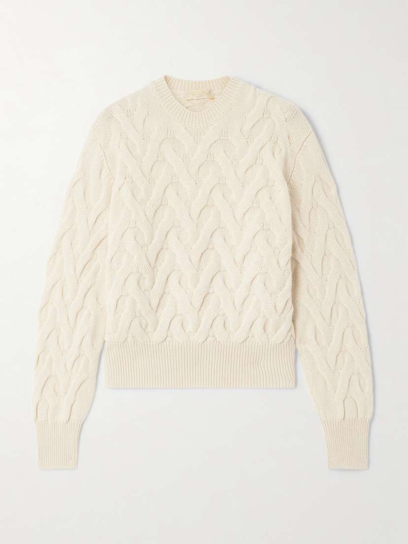 Loro Piana Cable-knit Cashmere Sweater