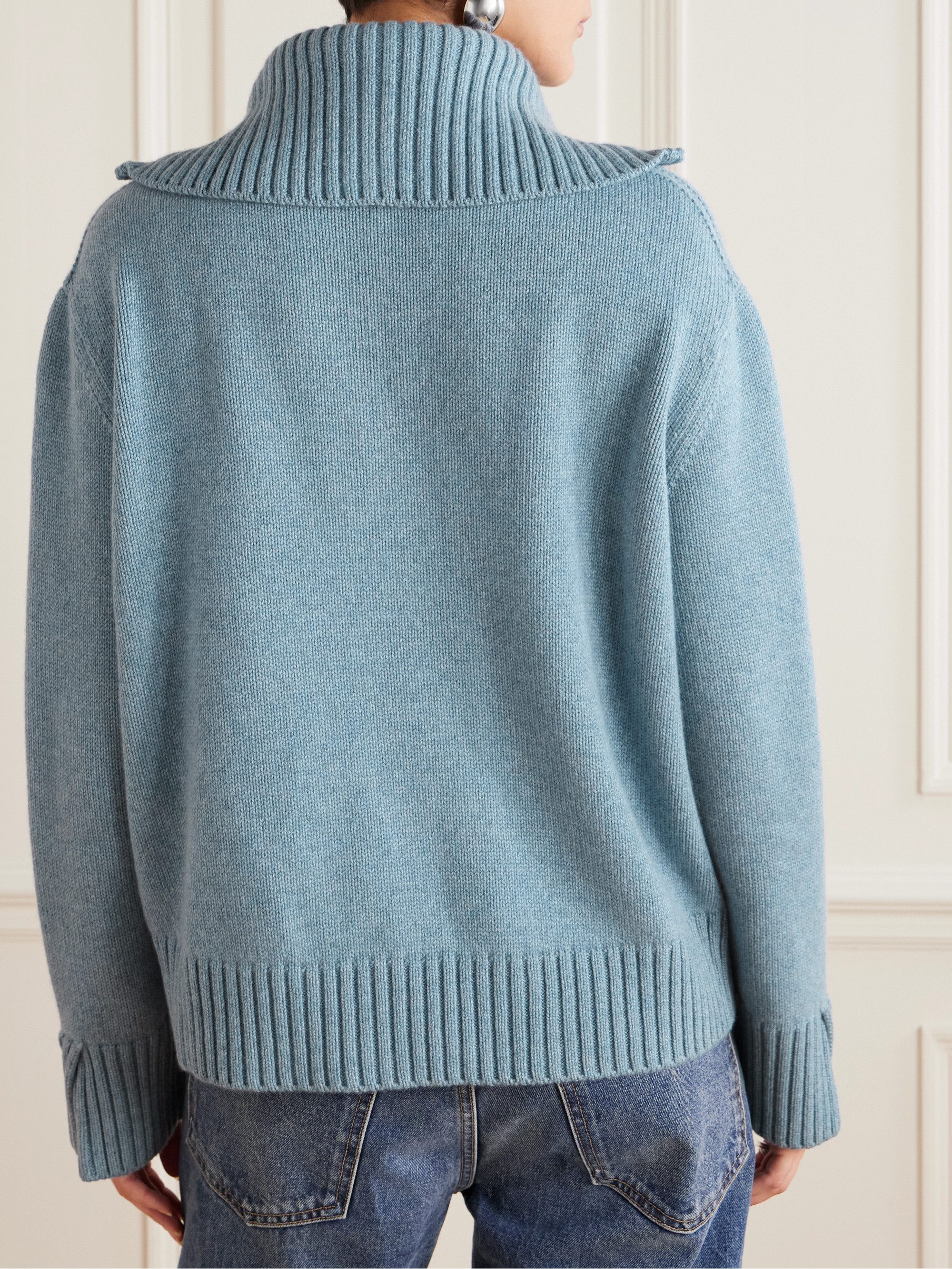 Loro Piana - Cashmere half-zip sweater | Plush