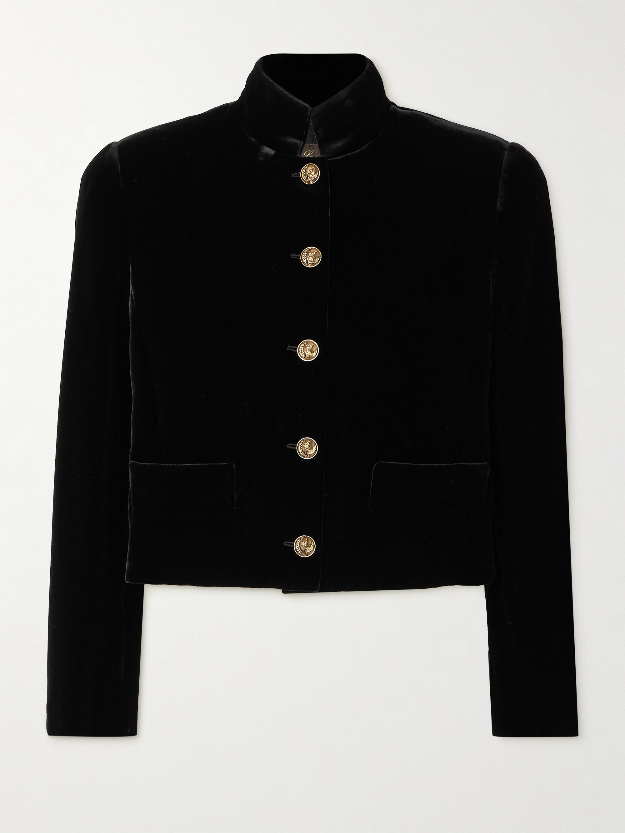 Loro Piana Stephanie velvet jacket