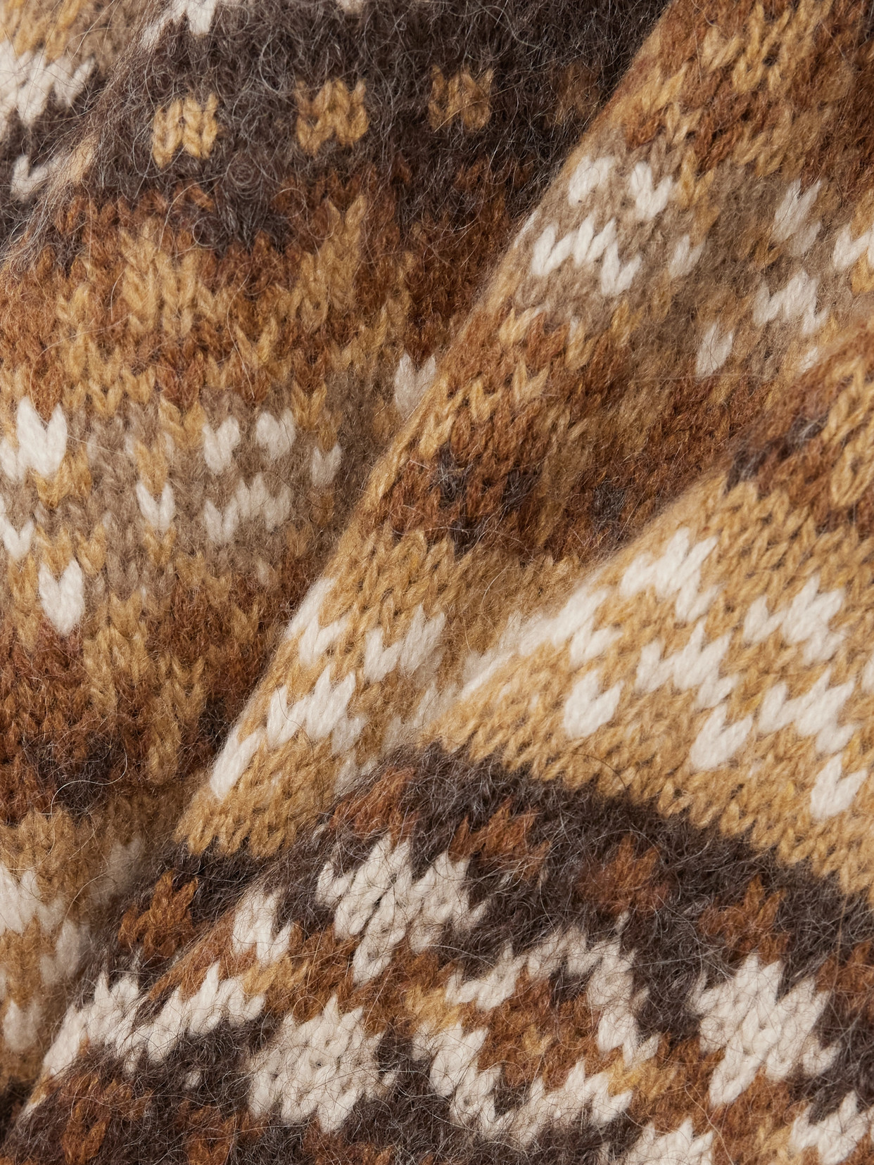 Scopello Striped Cashmere, Alpaca And Wool-Blend Jacquard Turtleneck Sweater