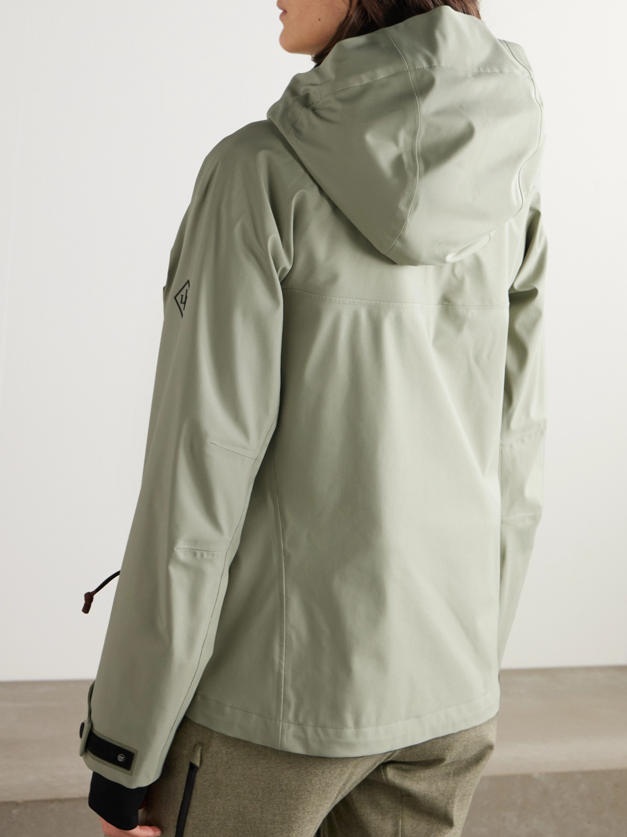 Loro Piana Bia Hooded Wool-blend Jacket In Green