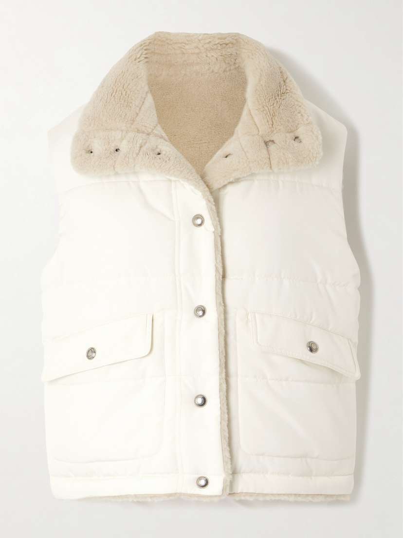 Loro Piana Leone Quilted Silk-shell Vest