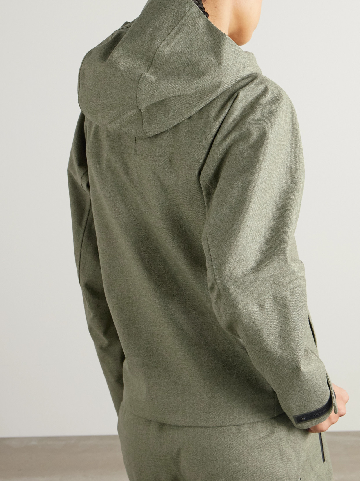 Abelboden Wool And Cashmere-Blend Hooded Jacket