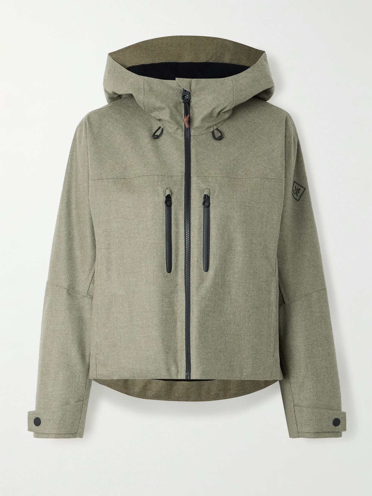 LOROPIANA 아벨보덴 울 캐시미어 혼합 후드 재킷