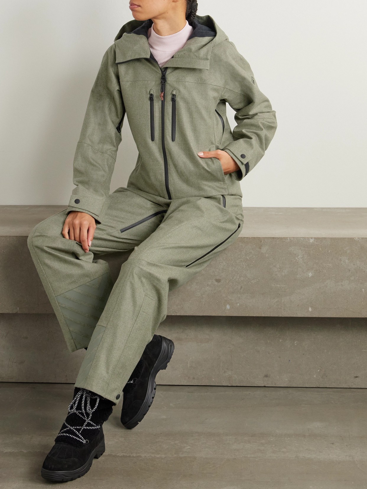 Abelboden Wool And Cashmere-Blend Hooded Jacket