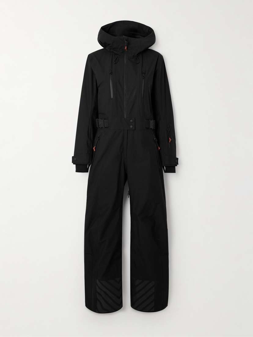 Loro Piana Belted Cotton-blend Ripstop Hooded Ski Suit