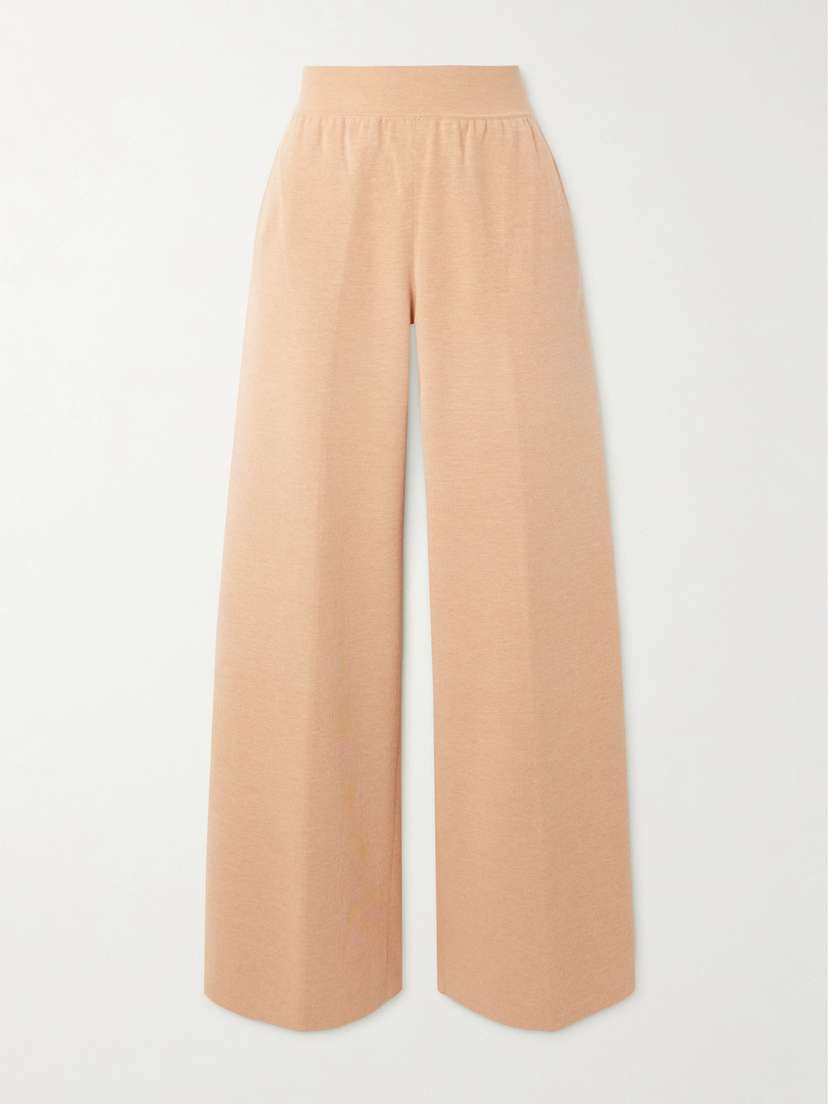 Loro Piana Cashmere And Silk-blend Wide-leg Pants
