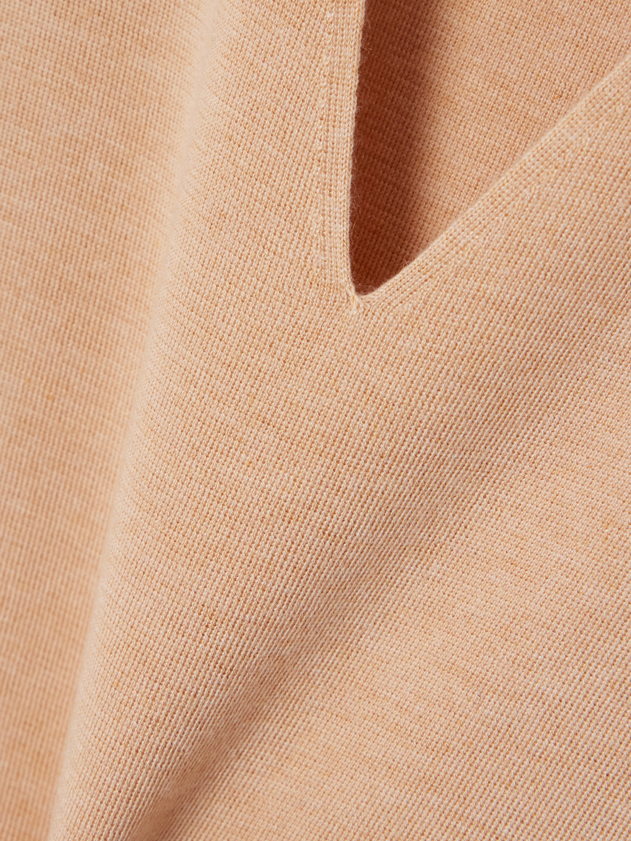 Loro Piana Cocooning Delicate Cashmere-silk Midi Dress In Neutrals