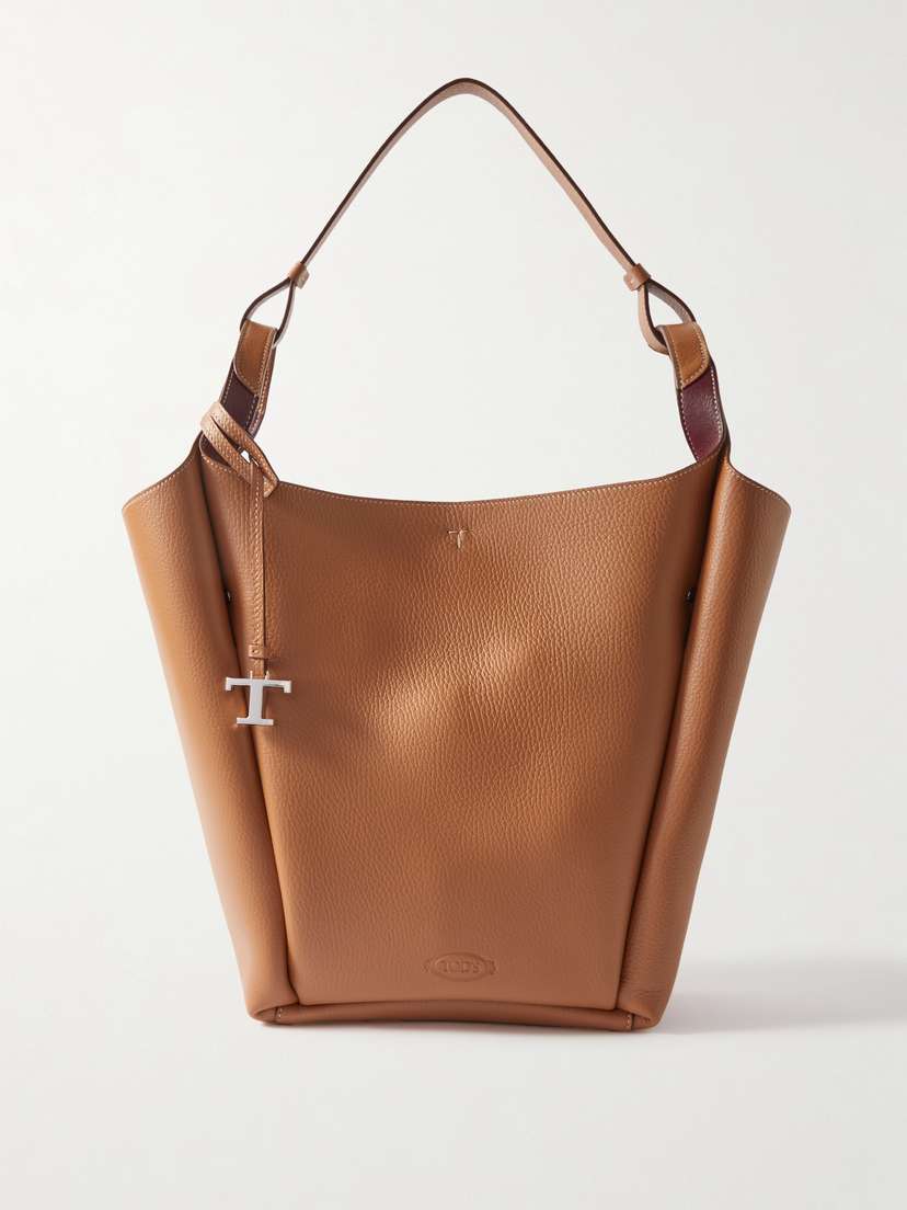 Tod's Api Textured-leather Tote Bag