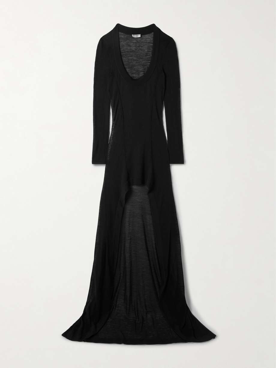 wool maxi dress