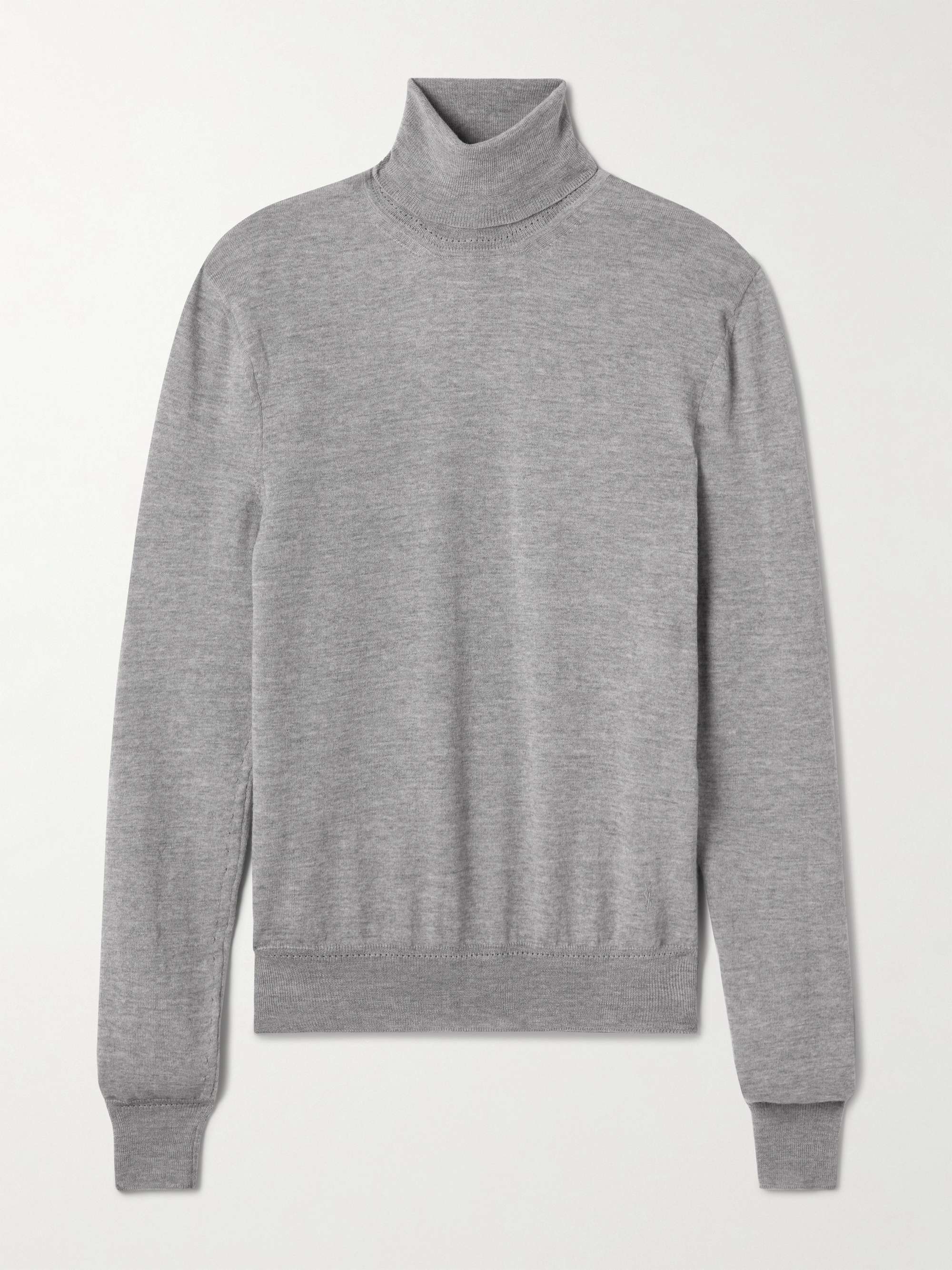 【送料&関税込】Saint Laurent Wool Cassandre Turtleneck Saint Laurent Cassandre Turtleneck Sweater in Wool | Saks