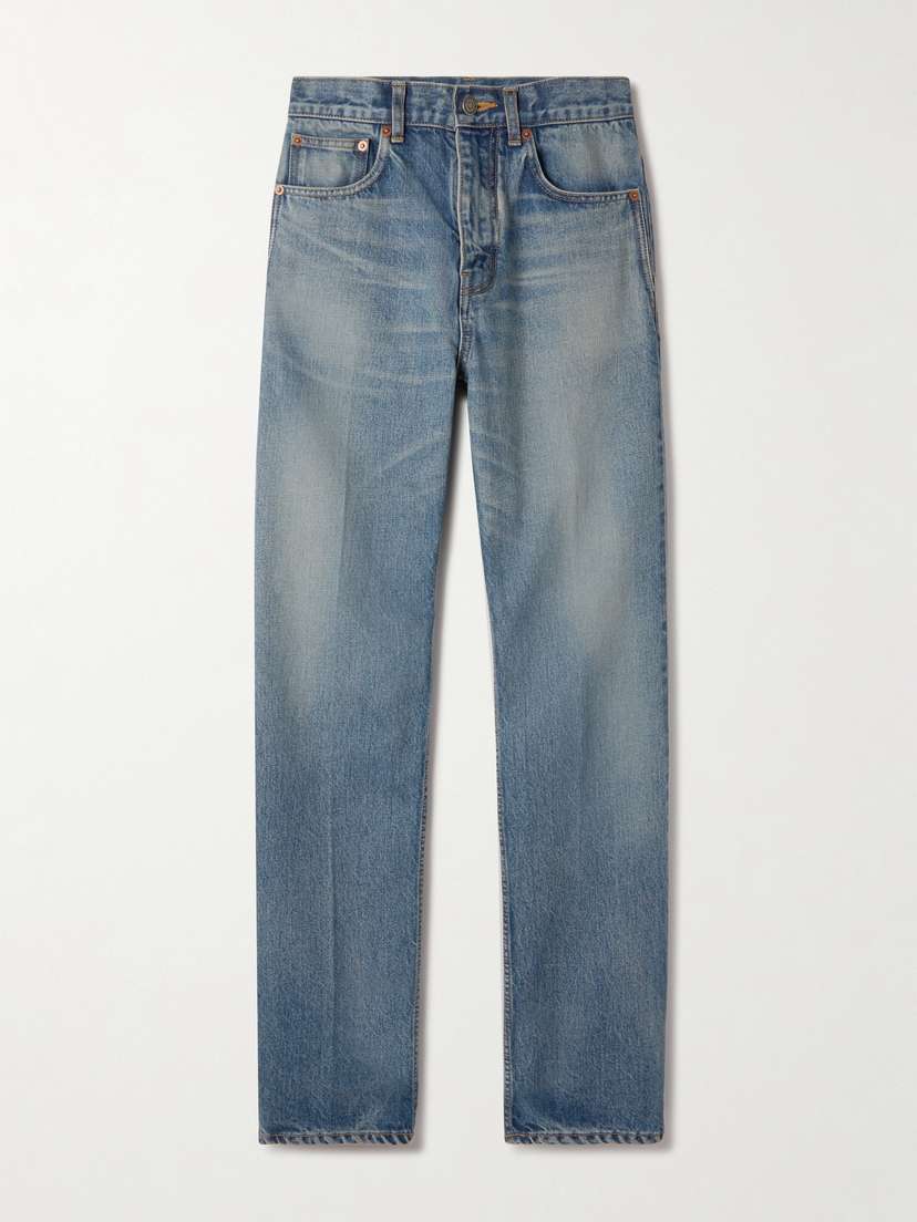 Saint Laurent Mid-rise Straight-leg Jeans