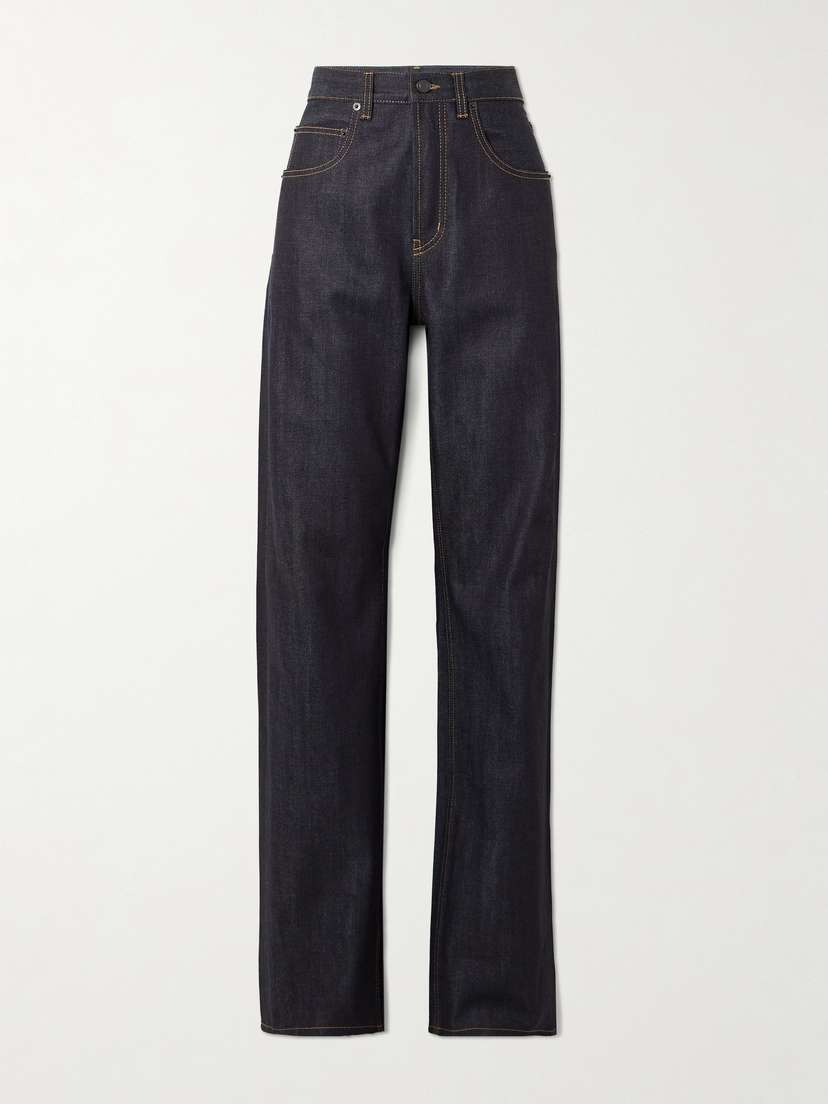 Saint Laurent High-rise Straight-leg Jeans