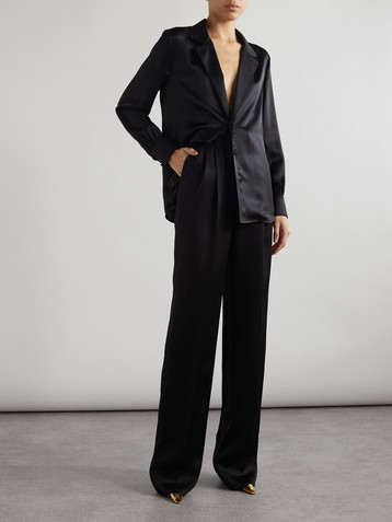Saint Laurent Silk-satin shirt