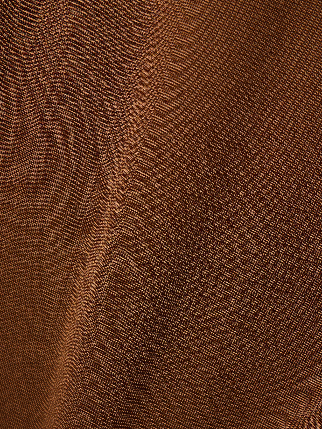 Saint Laurent Satin-jersey Midi Skirt In Brown
