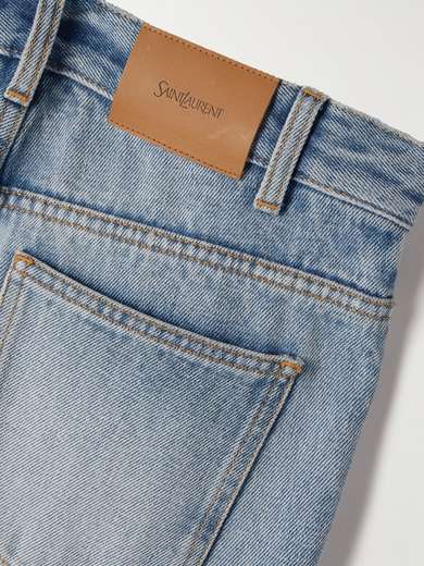 Hudson Jeans Nico Distressed Crop Straight Leg Jeans In Sea Glass Size 32