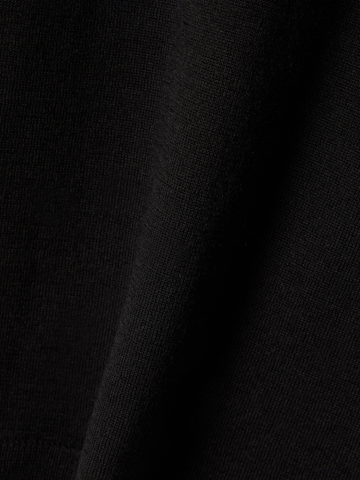 Saint Laurent Embroidered Wool, Cashmere And Silk-blend Polo Shirt In Black
