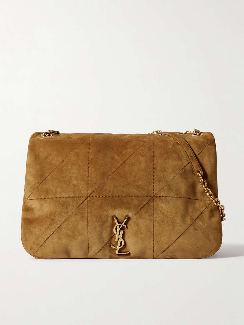 Saint Laurent Jamie 4.3 Large Quilted Suede Shoulder Bag
