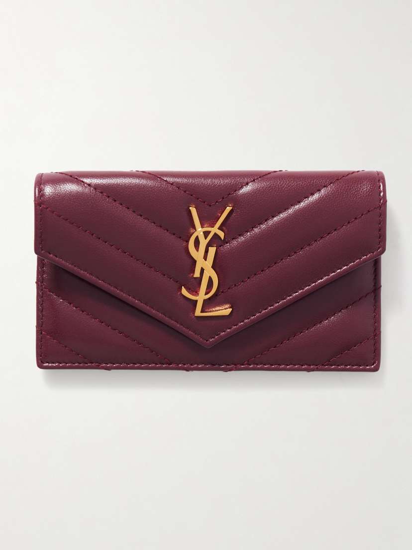 Saint Laurent Cassandre Matelassé Leather Wallet