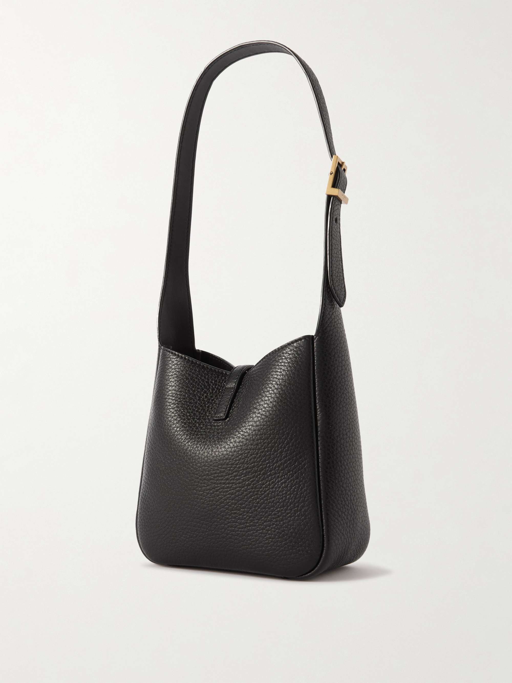 SAINT LAURENT Le 5 à 7 テクスチャードレザー ミニショルダー