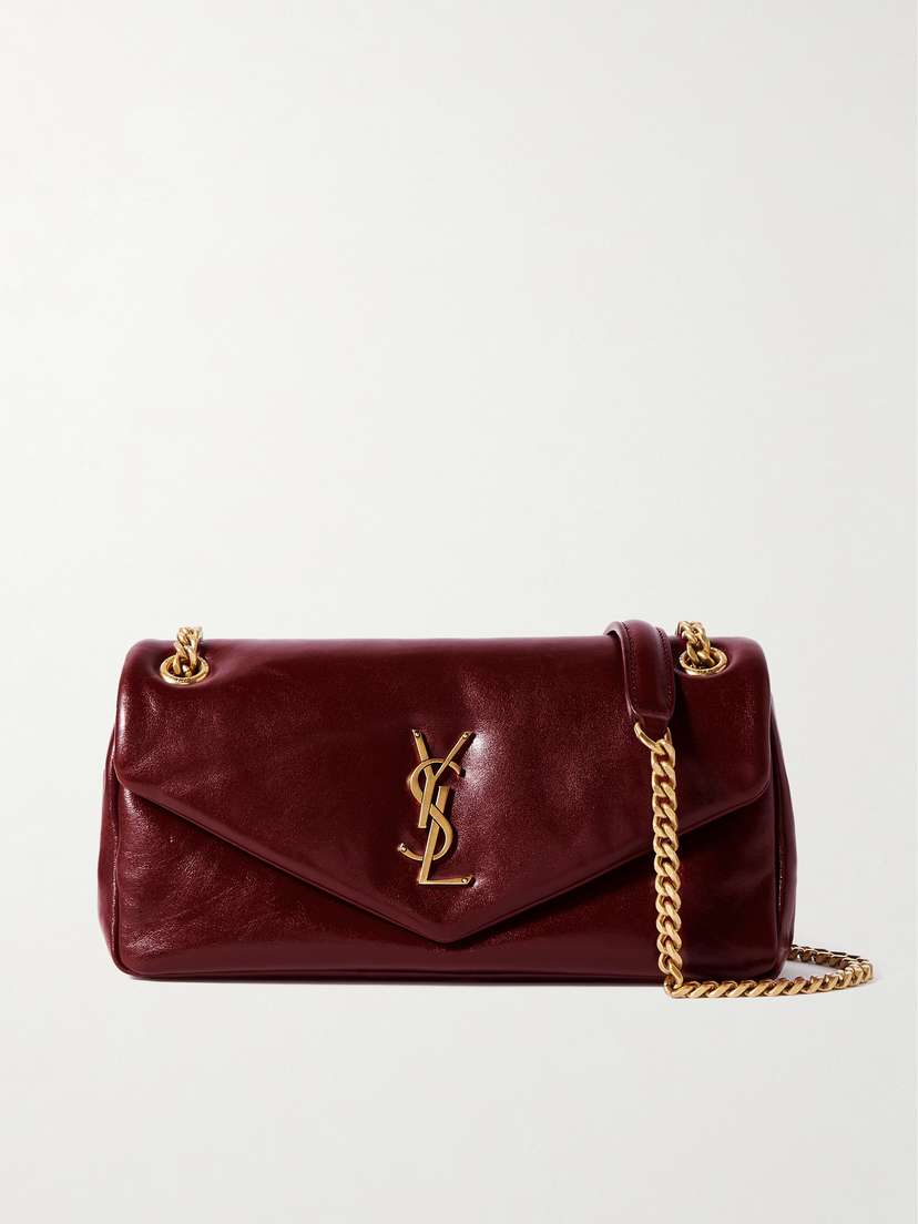 Saint Laurent Calypso Small Padded Leather Shoulder Bag
