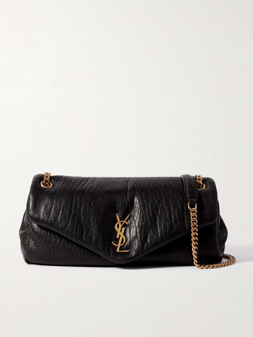 Saint Laurent Calypso Medium Padded Leather Shoulder Bag