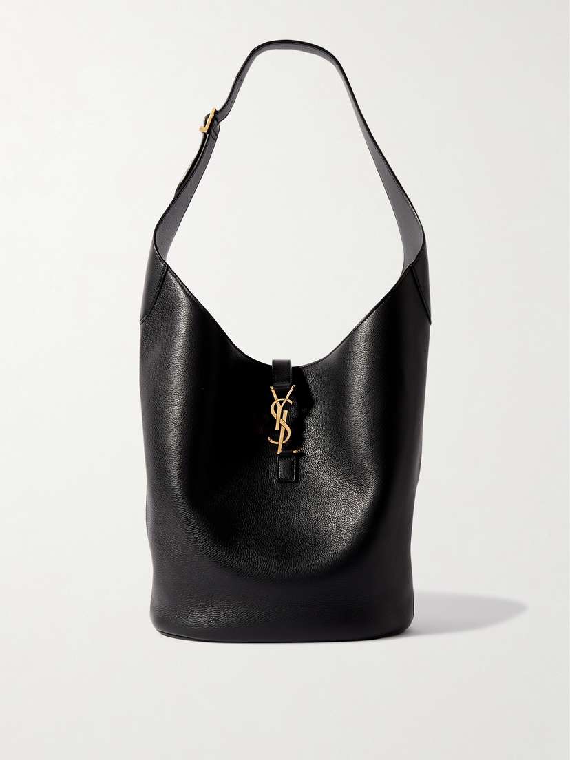 Saint Laurent Le 5 À 7 Textured-leather Tote