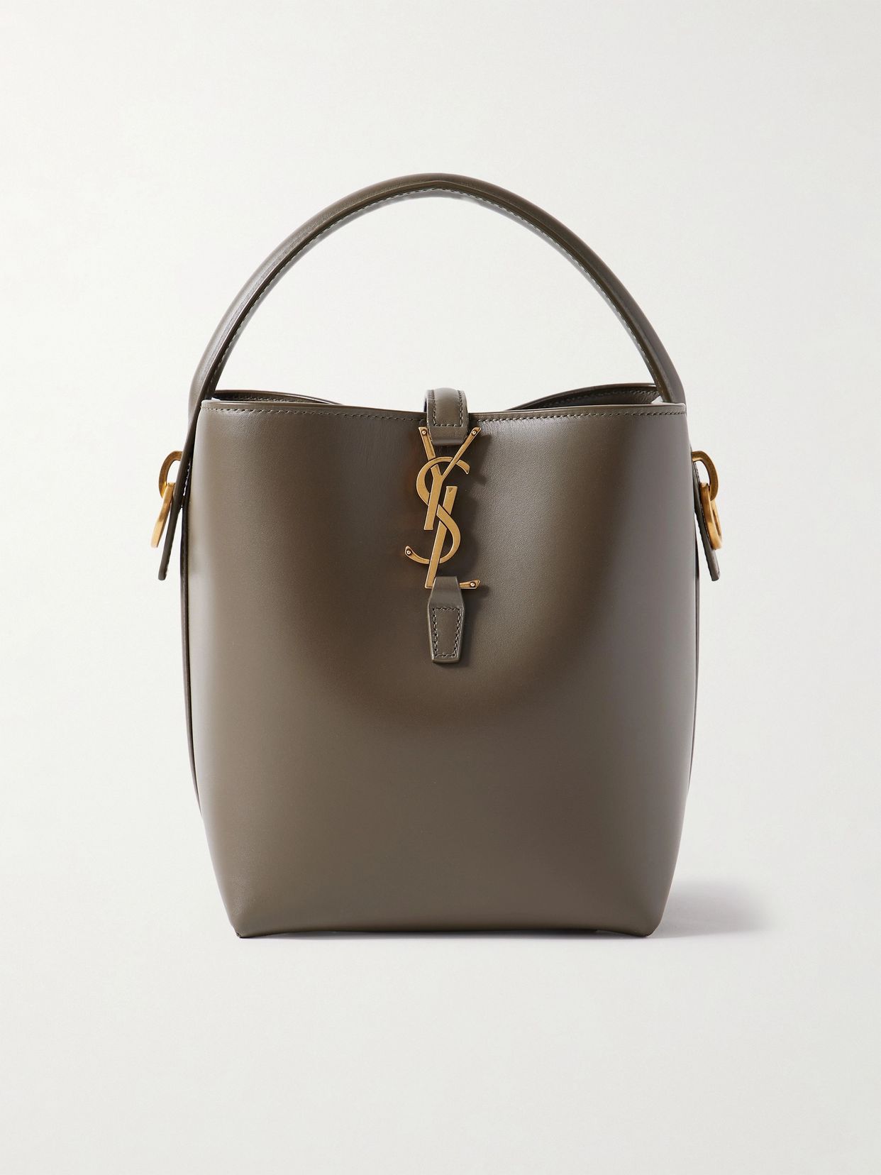Le 37 Small Leather Bucket Bag