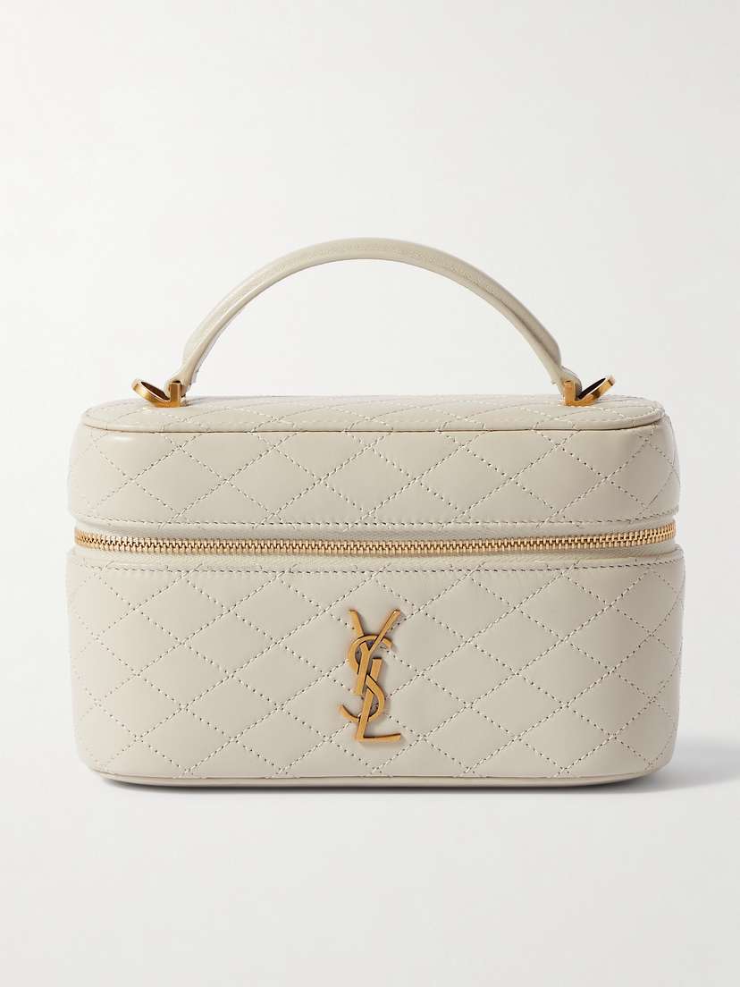 Saint Laurent Gaby Vanity Mini Quilted Leather Shoulder Bag