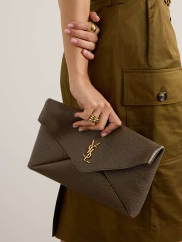 Ysl clutch bag beige new arrivals